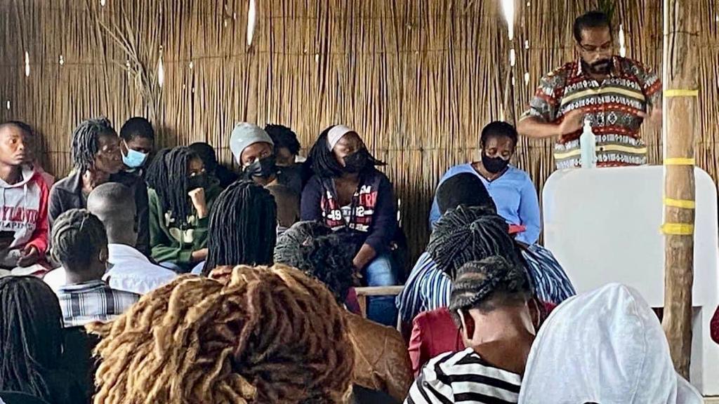 Pregando em estrutura rural